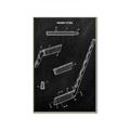 Picture of Hockey Stick I Blueprint _GroupedProduct_Rectangle_Portrait_Mini_ _GroupedProduct_Rectangle_Portrait_Canvas_Framed_