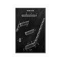 Picture of Hockey Stick I Blueprint _GroupedProduct_Rectangle_Portrait_Mini_ _GroupedProduct_Rectangle_Portrait_Canvas_Framed_