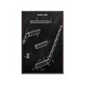 Picture of Hockey Stick I Blueprint _GroupedProduct_Rectangle_Portrait_Mini_ _GroupedProduct_Rectangle_Portrait_Canvas_Framed_