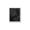 Picture of Hockey Pads Blueprint _GroupedProduct_Rectangle_Portrait_Mini_ _GroupedProduct_Rectangle_Portrait_Canvas_Framed_