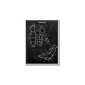 Picture of Hockey Pads Blueprint _GroupedProduct_Rectangle_Portrait_Mini_ _GroupedProduct_Rectangle_Portrait_Canvas_Framed_