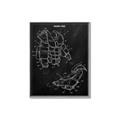 Picture of Hockey Pads Blueprint _GroupedProduct_Rectangle_Portrait_Mini_ _GroupedProduct_Rectangle_Portrait_Canvas_Framed_