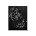 Picture of Hockey Pads Blueprint _GroupedProduct_Rectangle_Portrait_Mini_ _GroupedProduct_Rectangle_Portrait_Canvas_Framed_