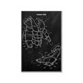 Picture of Hockey Pads Blueprint _GroupedProduct_Rectangle_Portrait_Mini_ _GroupedProduct_Rectangle_Portrait_Canvas_Framed_