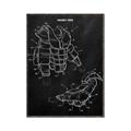 Picture of Hockey Pads Blueprint _GroupedProduct_Rectangle_Portrait_Mini_ _GroupedProduct_Rectangle_Portrait_Canvas_Framed_