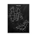 Picture of Hockey Pads Blueprint _GroupedProduct_Rectangle_Portrait_Mini_ _GroupedProduct_Rectangle_Portrait_Canvas_Framed_