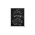 Picture of Hockey Helmet I Blueprint _GroupedProduct_Rectangle_Portrait_Mini_ _GroupedProduct_Rectangle_Portrait_Canvas_Framed_