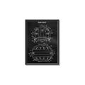 Picture of Hockey Helmet I Blueprint _GroupedProduct_Rectangle_Portrait_Mini_ _GroupedProduct_Rectangle_Portrait_Canvas_Framed_