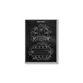 Picture of Hockey Helmet I Blueprint _GroupedProduct_Rectangle_Portrait_Mini_ _GroupedProduct_Rectangle_Portrait_Canvas_Framed_