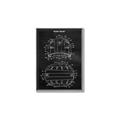 Picture of Hockey Helmet I Blueprint _GroupedProduct_Rectangle_Portrait_Mini_ _GroupedProduct_Rectangle_Portrait_Canvas_Framed_