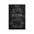 Picture of Hockey Helmet I Blueprint _GroupedProduct_Rectangle_Portrait_Mini_ _GroupedProduct_Rectangle_Portrait_Canvas_Framed_