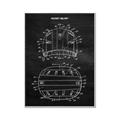 Picture of Hockey Helmet I Blueprint _GroupedProduct_Rectangle_Portrait_Mini_ _GroupedProduct_Rectangle_Portrait_Canvas_Framed_