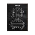 Picture of Hockey Helmet I Blueprint _GroupedProduct_Rectangle_Portrait_Mini_ _GroupedProduct_Rectangle_Portrait_Canvas_Framed_