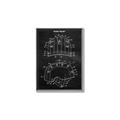 Picture of Hockey Helmet II Blueprint  _GroupedProduct_Rectangle_Portrait_Mini_ _GroupedProduct_Rectangle_Portrait_Canvas_Framed_