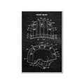 Picture of Hockey Helmet II Blueprint  _GroupedProduct_Rectangle_Portrait_Mini_ _GroupedProduct_Rectangle_Portrait_Canvas_Framed_
