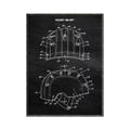 Picture of Hockey Helmet II Blueprint  _GroupedProduct_Rectangle_Portrait_Mini_ _GroupedProduct_Rectangle_Portrait_Canvas_Framed_
