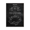 Picture of Hockey Helmet II Blueprint  _GroupedProduct_Rectangle_Portrait_Mini_ _GroupedProduct_Rectangle_Portrait_Canvas_Framed_