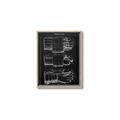 Picture of Hockey Glove Blueprint _GroupedProduct_Rectangle_Portrait_Mini_ _GroupedProduct_Rectangle_Portrait_Canvas_Framed_