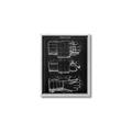 Picture of Hockey Glove Blueprint _GroupedProduct_Rectangle_Portrait_Mini_ _GroupedProduct_Rectangle_Portrait_Canvas_Framed_