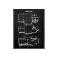Picture of Hockey Glove Blueprint _GroupedProduct_Rectangle_Portrait_Mini_ _GroupedProduct_Rectangle_Portrait_Canvas_Framed_