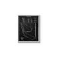 Picture of Hockey Stick II Blueprint _GroupedProduct_Rectangle_Portrait_Mini_ _GroupedProduct_Rectangle_Portrait_Canvas_Framed_