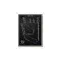 Picture of Hockey Stick II Blueprint _GroupedProduct_Rectangle_Portrait_Mini_ _GroupedProduct_Rectangle_Portrait_Canvas_Framed_