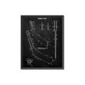Picture of Hockey Stick II Blueprint _GroupedProduct_Rectangle_Portrait_Mini_ _GroupedProduct_Rectangle_Portrait_Canvas_Framed_