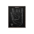 Picture of Hockey Stick II Blueprint _GroupedProduct_Rectangle_Portrait_Mini_ _GroupedProduct_Rectangle_Portrait_Canvas_Framed_