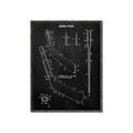Picture of Hockey Stick II Blueprint _GroupedProduct_Rectangle_Portrait_Mini_ _GroupedProduct_Rectangle_Portrait_Canvas_Framed_