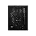 Picture of Hockey Stick II Blueprint _GroupedProduct_Rectangle_Portrait_Mini_ _GroupedProduct_Rectangle_Portrait_Canvas_Framed_