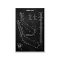 Picture of Hockey Stick II Blueprint _GroupedProduct_Rectangle_Portrait_Mini_ _GroupedProduct_Rectangle_Portrait_Canvas_Framed_