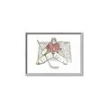 Picture of Goalie in Net _GroupedProduct_Rectangle_Landscape_Mini_ _GroupedProduct_Rectangle_Landscape_Canvas_Framed_