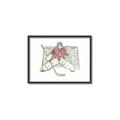 Picture of Goalie in Net _GroupedProduct_Rectangle_Landscape_Mini_ _GroupedProduct_Rectangle_Landscape_Canvas_Framed_