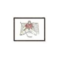 Picture of Goalie in Net _GroupedProduct_Rectangle_Landscape_Mini_ _GroupedProduct_Rectangle_Landscape_Canvas_Framed_