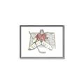 Picture of Goalie in Net _GroupedProduct_Rectangle_Landscape_Mini_ _GroupedProduct_Rectangle_Landscape_Canvas_Framed_