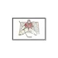 Picture of Goalie in Net _GroupedProduct_Rectangle_Landscape_Mini_ _GroupedProduct_Rectangle_Landscape_Canvas_Framed_