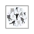 Picture of Hockey Party _GroupedProduct_Square_Mini_ _GroupedProduct_Square_Canvas_Framed_