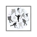 Picture of Hockey Party _GroupedProduct_Square_Mini_ _GroupedProduct_Square_Canvas_Framed_
