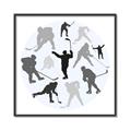 Picture of Hockey Party _GroupedProduct_Square_Mini_ _GroupedProduct_Square_Canvas_Framed_