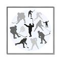 Picture of Hockey Party _GroupedProduct_Square_Mini_ _GroupedProduct_Square_Canvas_Framed_