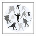 Picture of Hockey Party _GroupedProduct_Square_Mini_ _GroupedProduct_Square_Canvas_Framed_