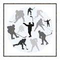 Picture of Hockey Party _GroupedProduct_Square_Mini_ _GroupedProduct_Square_Canvas_Framed_