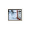 Picture of Red and White Hockey Goal _GroupedProduct_Rectangle_Landscape_Mini_ _GroupedProduct_Rectangle_Landscape_Canvas_Framed_