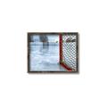 Picture of Red and White Hockey Goal _GroupedProduct_Rectangle_Landscape_Mini_ _GroupedProduct_Rectangle_Landscape_Canvas_Framed_