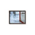 Picture of Red and White Hockey Goal _GroupedProduct_Rectangle_Landscape_Mini_ _GroupedProduct_Rectangle_Landscape_Canvas_Framed_