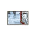 Picture of Red and White Hockey Goal _GroupedProduct_Rectangle_Landscape_Mini_ _GroupedProduct_Rectangle_Landscape_Canvas_Framed_