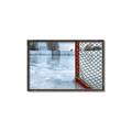 Picture of Red and White Hockey Goal _GroupedProduct_Rectangle_Landscape_Mini_ _GroupedProduct_Rectangle_Landscape_Canvas_Framed_