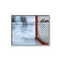 Picture of Red and White Hockey Goal _GroupedProduct_Rectangle_Landscape_Mini_ _GroupedProduct_Rectangle_Landscape_Canvas_Framed_