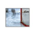 Picture of Red and White Hockey Goal _GroupedProduct_Rectangle_Landscape_Mini_ _GroupedProduct_Rectangle_Landscape_Canvas_Framed_