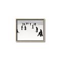 Picture of Kids Playing Hockey Outdoors _GroupedProduct_Rectangle_Landscape_Mini_ _GroupedProduct_Rectangle_Landscape_Canvas_Framed_